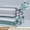 1Pc 70x140cm Bath Towel Coral Fleece Bath Towel Thickened Absorbent Bath Towel Soft Face Towel for Home