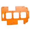 1Pc Cabinet Door Invisible Embedded Handle Slotting Template Wardrobe Cabinet Drawer Door Wooden Board Slotting Tool
