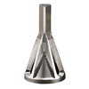 1Pc Deburring External Chamfering Tool Hss Triangular Handle / Hexagonal Handle Pagoda Metal Steel Step Drill Bit Hole D