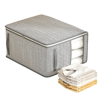 1PC Household Quilt Storage Bag Clothes Quilt Storage Box Large Capacity Clothing Storage Basket Moving Storage Box with