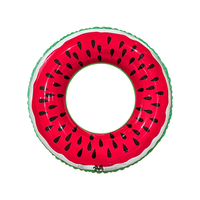 1pc Watermelon Inflatable Pool Float Circle Summer Swimming Ring for Kids Adults Giant Swimming Float Air Mattress Beach