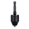 1PCS 0.3-3.6mm Drill Chuck Keyless Screwdriver Impact Driver Adaptor Electric Motor Clamp Mini Chuck Fixture Hex Shank D