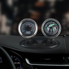 2 in 1 Car Ornaments Compass with Thermometer Direction Dashboard Ball for Cars Trucks SUVs