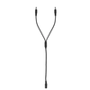 2 in 1 DC 5.5*2.1 Extension Y Type Branch Charging Wire for Solar Panel Two Connection