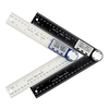 2-in-1 Digital Angle Finder Protractor with 7 Inch/200mm Ruler Spill-Proof Design for Woodworking Carpenter Construction