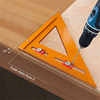 2 In 1 Drilling Positioning Angle Ruler Accurate Measurement Tool for Woodworking Cabinet Drawer Installation Task Versa