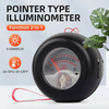 2-in-1 Light Meter Thermometer with High Precision Sensor 0.1~250, 000Lux Dual Display Compact Design for Work Environmen