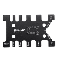 2 In 1 Mortise and Tenon Router Template Jig Miter Gauge Fence Box Jig Gauge Table Saw Step Height Depth Gauge