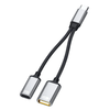 2 in 1 Type-C Cable Splitter USB-C to USB2.0 PD3.0 Adapter OTG Convertor for Laptop Computer Phone