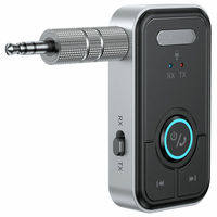 2 in 1 Wireless Bluetooth Adapter Aux Audio Car Adapter Bluetooth 5.3 Adapter Transmitter Receiver for Car TV Computer S