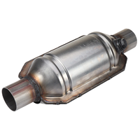 2 Inlet/Outlet Universal High-Flow Weld-On Catalytic Converter