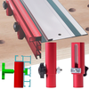 2 Pack T-Track Hold Down Clamp 19mm/20mm Desktop Dog Hole Aluminum Fence Bracket Woodworking Workbench DIY Right Angle A