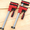 2 Packs 12 Inch 16 Inch Heavy-duty Parallel F Clamps Bar Clamps 95mm Throat Depth 700KG Clamping Force for Woodworking a