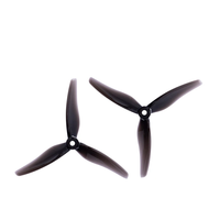 2 Pairs / 10 Pairs Gemfan Hurricane 51433 5.1x4.3 5143 5.1 Inch 3-Blade Freestyle Propeller M5 Hole for RC Drone FPV Rac