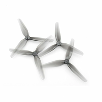 2 Pairs HQprop Durable Prop T4X2X3 4020 4 Inch 3-Blade Propeller Grey (2CW+2CCW) Poly Carbonate for FPV Racing RC Drone