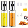 2 Pieces Cooking Oil Sprayer Olive Oil Kitchen Oil Spray Bottle Portable Kitchen Dispenser for Air Fryer Baking Salad Gr