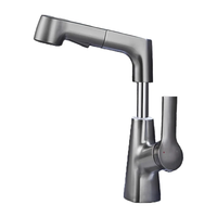 2 Water Mode Kitchen Faucet Pull Out Faucet Liftable Pull Out Sprayer for Bathroom Kitchen Sink Anti-splash Hot & Cold D