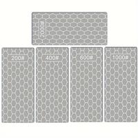 200 400 600 1000 2000grit Diamond Knife Sharpener Kit Sharpening Stone Grind Grinding Kitchen Tools Honeycomb Flaky Whet