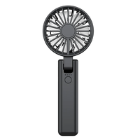 2000mAh USB Mini Fan Double Blade 180° Adjustable Handheld Fan Dual Motor 4 Wind Speed Foldable Neck Hanging Small Fan