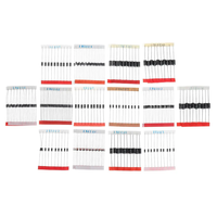 200pcs Fast Switching Schottky Diode Assorted Kit 1N4001 1N4004 1N4007 1N5408 UF4007 FR207 1N5817 1N5819 1N5822 1N4148 R