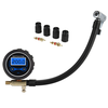200PSI Multi-function Car Truck Air Tire Inflator Digital Pressure Gauge with Air Chuck Hose