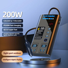 200W High Power Car Inverter Charger 12V To 110V 220V Multi-Function Converter Type-C Mobile Phone Fast Charging with Ei