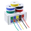 20/22/24/26/28/30 AWG 10m/roll Super Soft Silicone Wire Heat Resistant Flexible Tinned Copper Stranded Cable DIY 5 Color