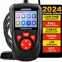 2024 LAUNCH CR3008 PLUS Professional Full OBD2 Scanner Diagnostic Tool Enhanced Check Engine Code Reader OBDII Car Scan