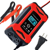 2024 Update 12V 6A Smart Car Battery Charger AC110-240V Electric Battery Charger Suitable For 12V-2Ah-100Ah Motorcycle C