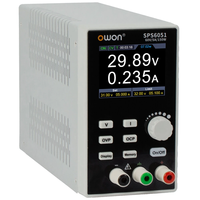 2024NEW OWON SPS Programmable DC power supply SPS6051 SPS3081 Fanless Low Noise 60V/30V 5A/8A 1CH 2.8 Inch LCD USB