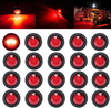 20PCS 12V LED Side Marker Light Indicator Lamp for Car Truck Van Trailer BoatsSide Indicators Signal Lights
