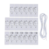 20pcs 3V SMD Lamp Beads with Optical Lens Fliter and 2M Wire for 32-65 inch LED TV Repair