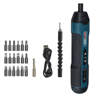 20pcs Electric Screwdriver Bits Set Cordless Rechargeable 3.6V Lithium Battery 1300mAh Torque Adjustment With 20 Accesso
