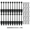 20PCS RC Car Body Clip Rubber Retainer Shell Fixed Buckle Lock Hole Punch for 1/12 1/14 1/16 Vehicles Models Spare Unive