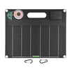 20W Portable Monocrystalline Solar Panel Magnetic Wireless Solar Charger with Dual USB+Type-C+DC for Travel Camping Clim