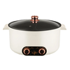 220V 1200W Electric Hot Pot Household Non-Stick Cooking Machine Frying Pan Pot 6L Double-Flavor Hot Pot