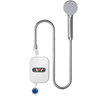 220V EU Plug Mini Instant Electric Water Heater Shower Set with Temperature Control Instant Hot Water Heater Shower Bath
