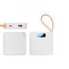 22.5W Detachable Fast Charge Power Bank Kit with Built-in Cable 3 Cell 18650 Battery Holder Easy Assembly