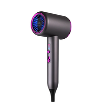 2400W Professional Hair Dryer 6-Speed Control Dual Switch with Nozzle 220V Salon Hair Dryer fot Business Trip Home Dormi