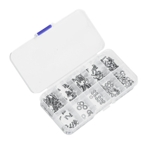 240PCS M2 M2.5 M3 Countersunk Phillips Head Screw Nuts Washers Combo Accessories Set Spare Parts for Fixed Wing RC Airpl