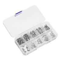 240PCS M2 M2.5 M3 Round Head Cross Recessed Nuts Washers Combo Accessories Set Spare Parts for Fixed Wing RC Airplane