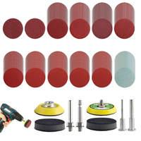 244Pcs 2 Inch Sanding Discs Pads Kit 80-3000 Grit Alumina Polishing Pad for Dremel Rotary Tool Metal Wood Plastic