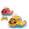 2.4G Mini RC Boat Submarine Spray Light Waterproof Rechargeable Electric Remote Control Speedboat Gifts Water Toys Child
