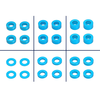 24PCS M3 Aluminum Alloy Flat Gasket Set for Tamiya 53539 TT02 TT01 XV01 XV02 RC Car Parts