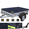250cm Camper Van Trailer Cover Roof Tent Shelter 600D Waterproof Dust-proof Windproof Camping Trailer Canopy