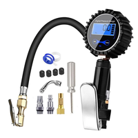 250PSI Digital Tire Pressure Gauge with LCD for Cars Trucks Motorcycles Bicycles Portable Inflator Meter