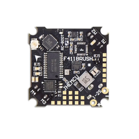 25.5x25.5mm JHEMCU F411 BRUSH Flight Controller 1-2S with 5V BEC Output Built-in ELRS 2.4G Receiver for RC FPV Drone Fre