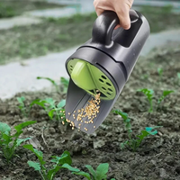 2.5L Garden Seed Spreader Multifunctional Garden Tool Adjustable Handheld Seed Dispenser Suitable for Grass Seed Fertili