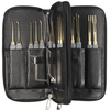 25PCS Spring Steel Locksmith Practice Tool Set Single Hook Lockpick Training Unlock Key Extractor Door Opening Tension W