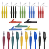 25PCS Universal Multimeter Probe with Steel Needle and 4mm Banana Plug Piercing Needle Connection Alligator Clip For Acc